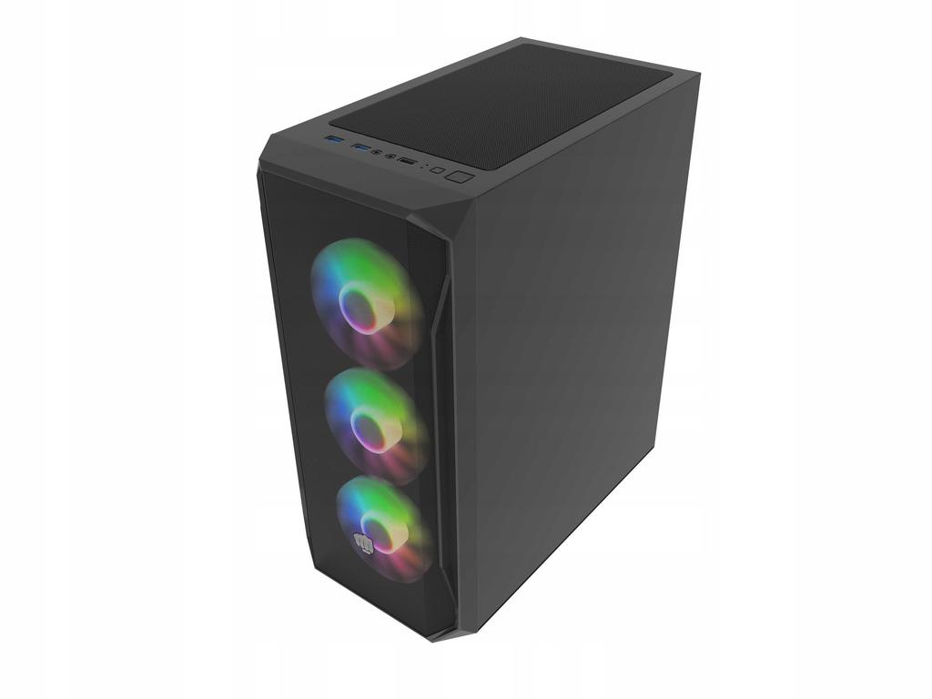Obudowa Fury SHOBO SH4F RGB ATX Midi Tower Z Oknem Czarna