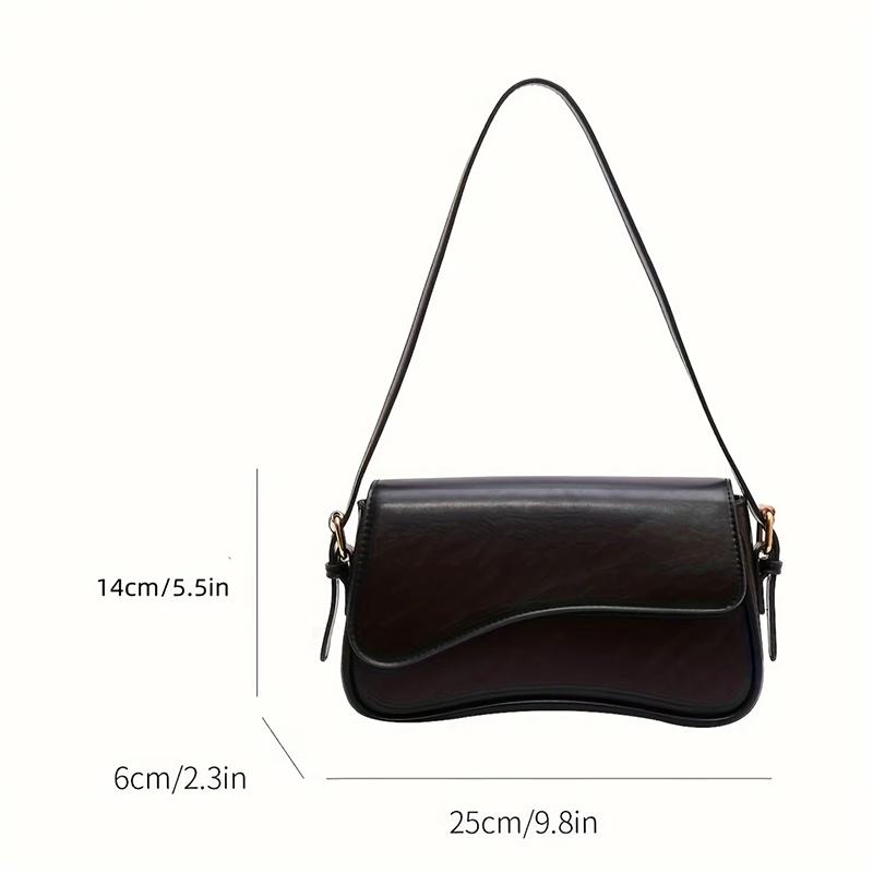 Yogodlns Vintage kožené crossbody kabelky pro ženy Designové Dámské Kabelky a peněženky přes rameno přes rameno s malou klopou Taška do podpaží