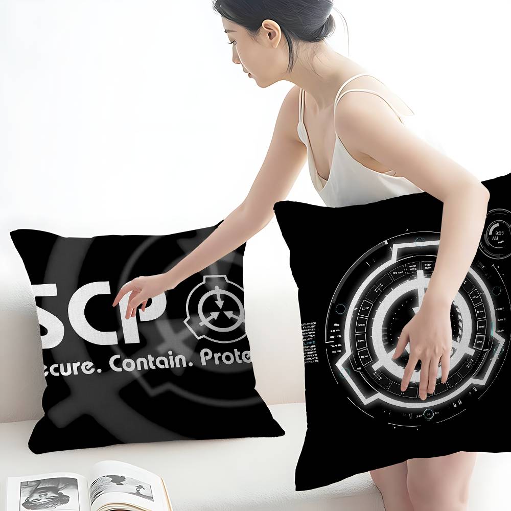 Popular Foundation Scp F-Foundation Game Maple Design Cushion Cover Happy Autumn Harvest Decor Holiday Decorati Pillow Cover