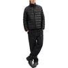 Coach SS24 Jacquard Stand Collar Zipper Long Sleeve Down Jacket Men Outerwear Black CT730-BLK
