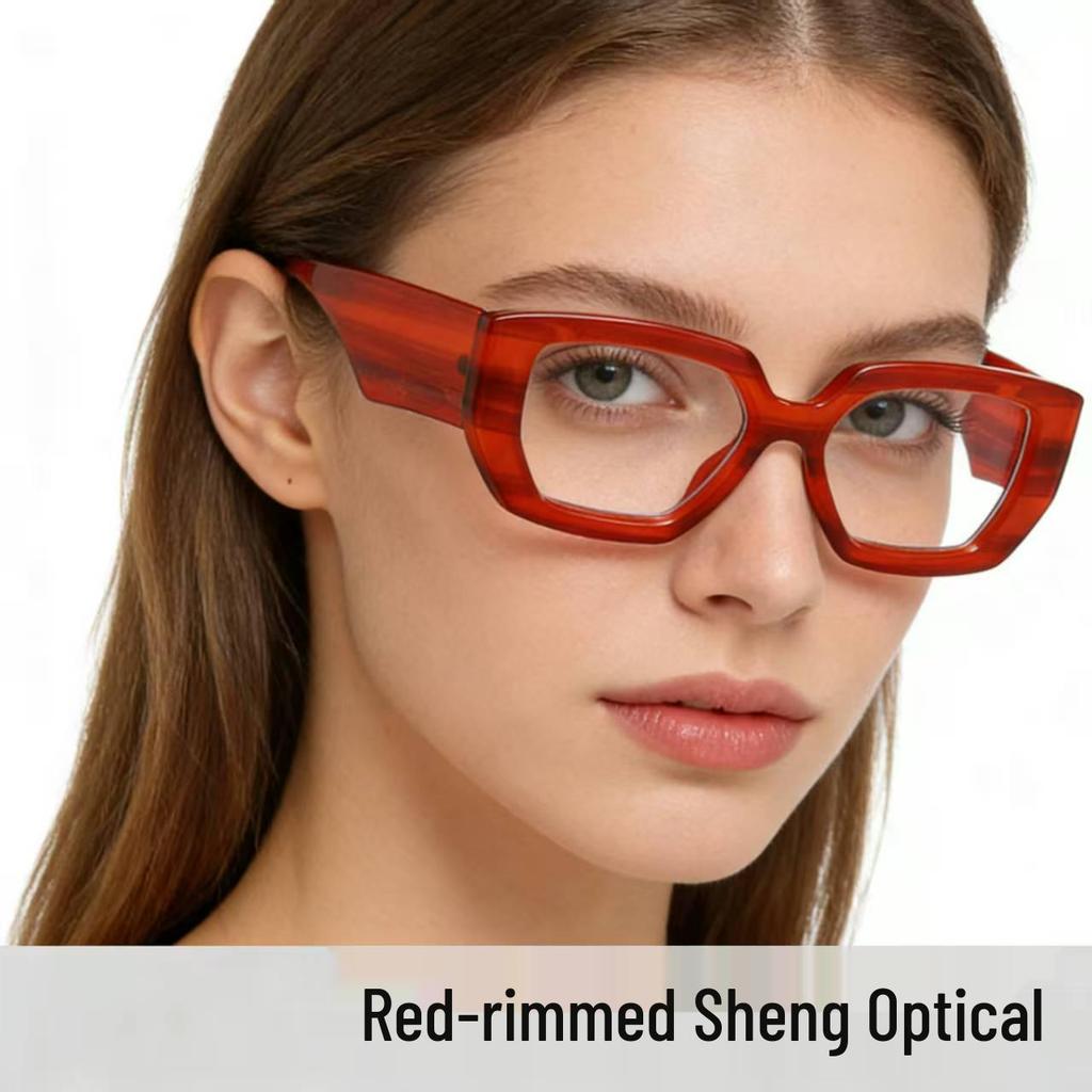 Fashionable Anti-Blue Light Eyeglass Frames - European & American Style (Model 86320)