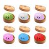 2026 New Cute Baozi Squishy Toy Stress Relief Steamed Bun Squeeze Toy with Bamboo Steamer Box Slow Rebound Desk Decor Gift