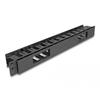 Goulotte de Gestion de Câbles - DeLOCK - 67021 - 19″ - 2 Ouvertures - Noire