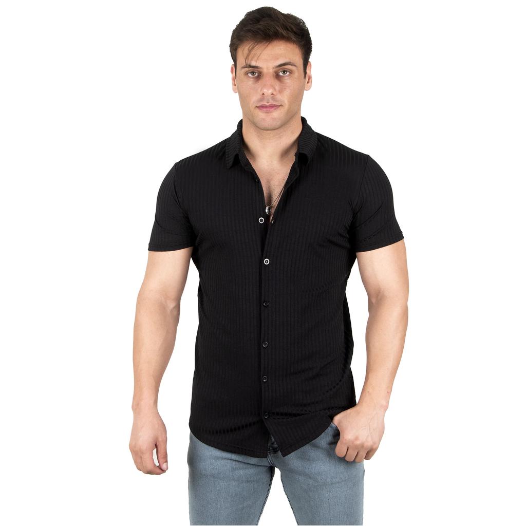 

DeepSEA Рубашка из чесаного хлопка и лайкры с короткими рукавами 2303170