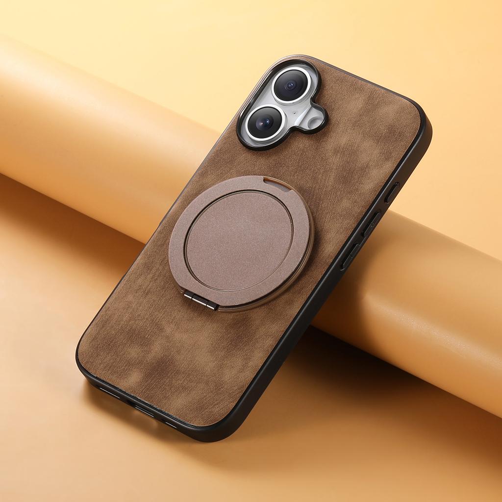 The New Model Is Suitable for IPhone16 Mobile Phone Case, Round Rotating Bracket, Unzip IPhone15 Pro Max Protective Case.