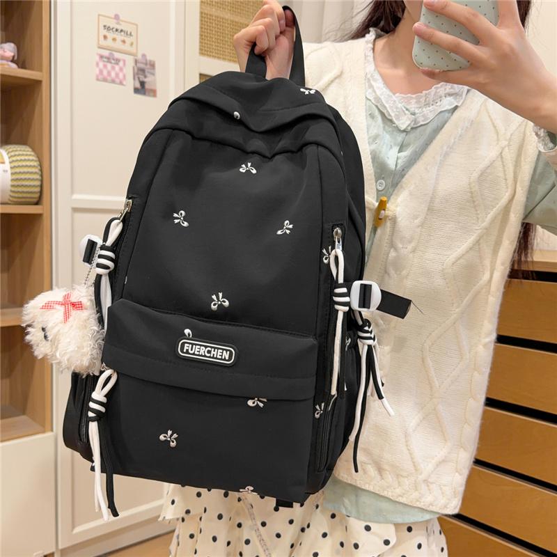 Bow Student Schoolbag Large Capacity Backpack