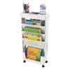 Mobile Shelf On Wheels, Bookshelf, Bathroom Cabinet, Organizer, Trolley