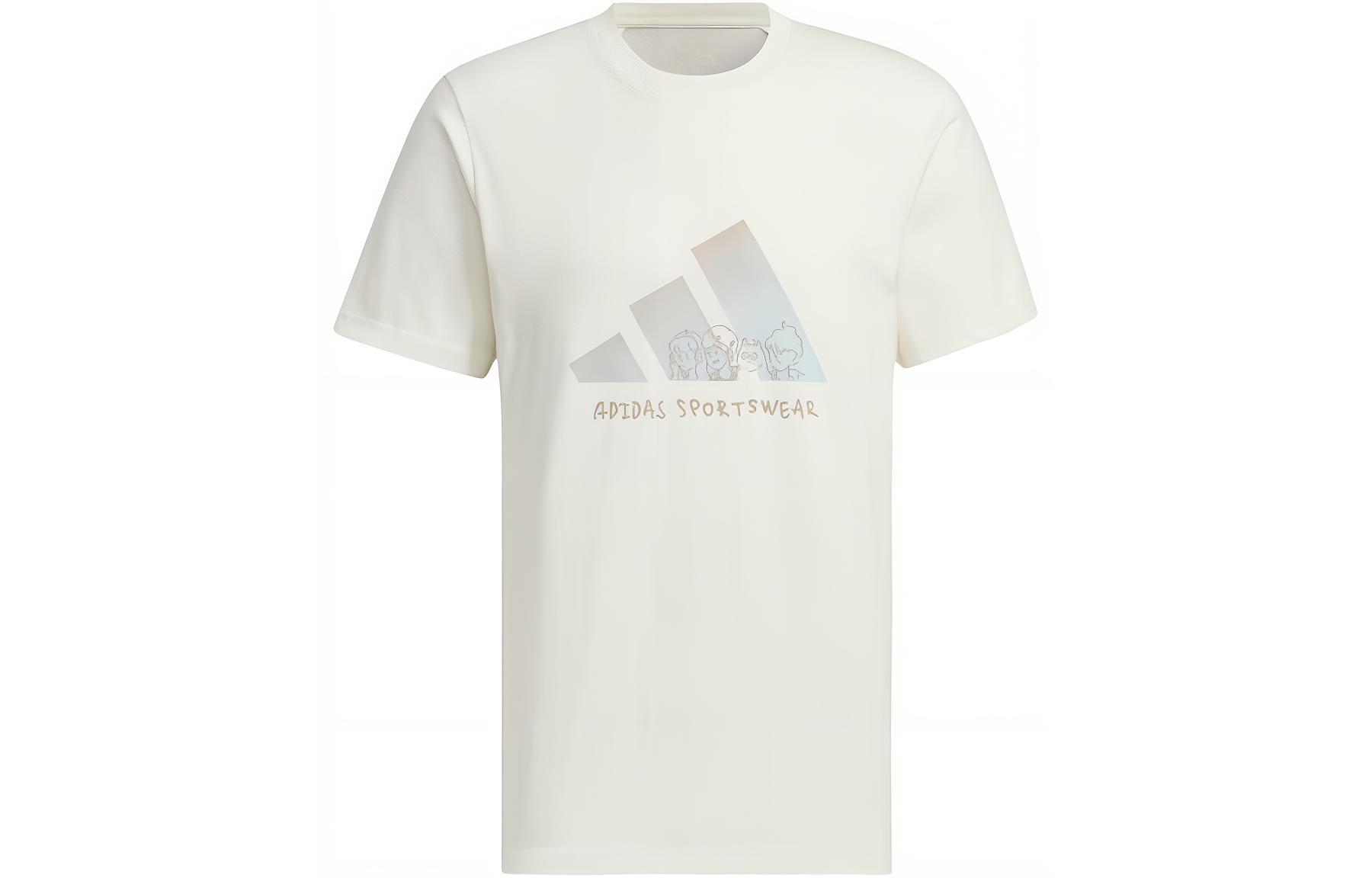 Adidas Graphic T-Shirt Asia Sizing  White  JP4584 L