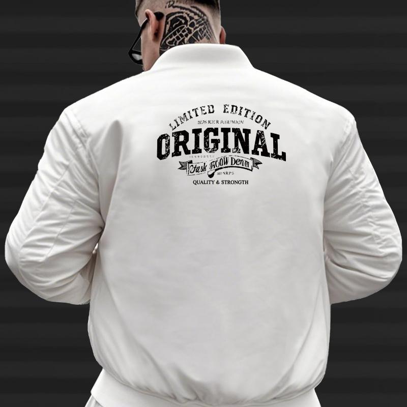 Мужская классическая бейсбольная куртка, Повседневная и модная, Незаменимая для весны S