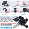 4/6 Inch Electric Drill Modified To Electric Chainsaw Tool Attachment Electric Chainsaws Tool Woodworking Cutting Tool