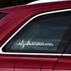 2 pièces Autocollants Fenêtre Latérale Voiture Style Sportif Course Accessoires Extérieurs Film Vinyle Décalcomanies Pour Mitsubishi ASX Lancer Pajero
