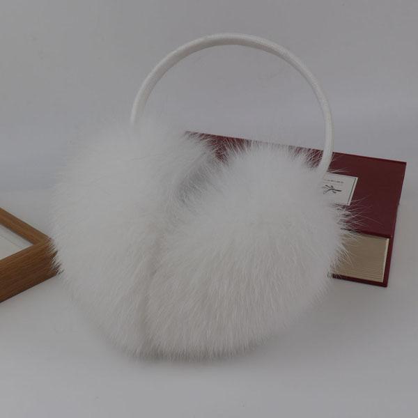 

Новые зимние наушники из натурального меха лисы для женщин, шарфы из натурального меха лисы, двойное назначение, настоящие теплые плюшевые наушники, уличный шарф из цельного меха белый