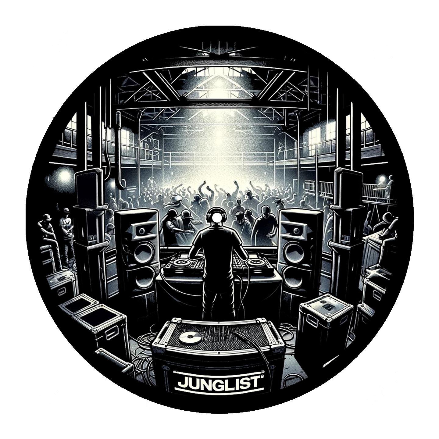 Junglist DJ Slipmat Hardcore Junglism Movement Drum Bass Rave XXL