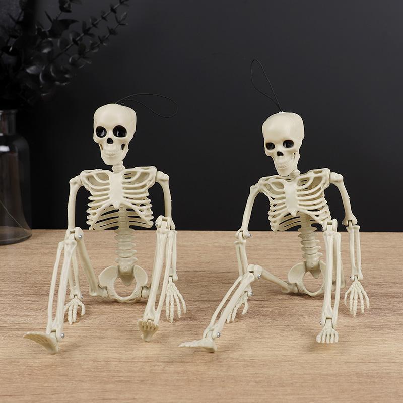 40cm Halloween Skull Skeleton,posable Skeleton,human Shape Bones,halloween Party Home Decorations,haunted House Horror Props