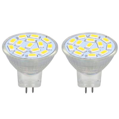 Atyhao MR11 LED Spotlight 3W 30W Halogen Replacement - ACDC 12V24V Fixture with Ceramic Base, 120 Degree Beam Angle, 5730 LED Beads, for Bedroom,
