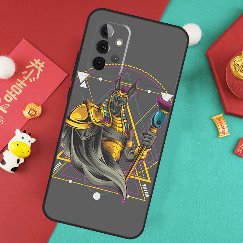 Anubis Egyptian God Case For Samsung Galaxy A34 A54 A14 A15 A25 A35 A55 A53 A33 A13 A52 A32 A12 A51 A71 Cover