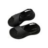 New Fashionable Women’s Solid Color Cross Sandals: Comfortable Non-Slip Soft Sole Summer Casual Slippers