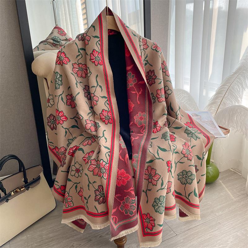 Cashmere Scarf for Women Thick Warm Winter Blanket Brand Female Luxury Quality Shawl Wrap Bufanda Poncho Echarpe Pashmina