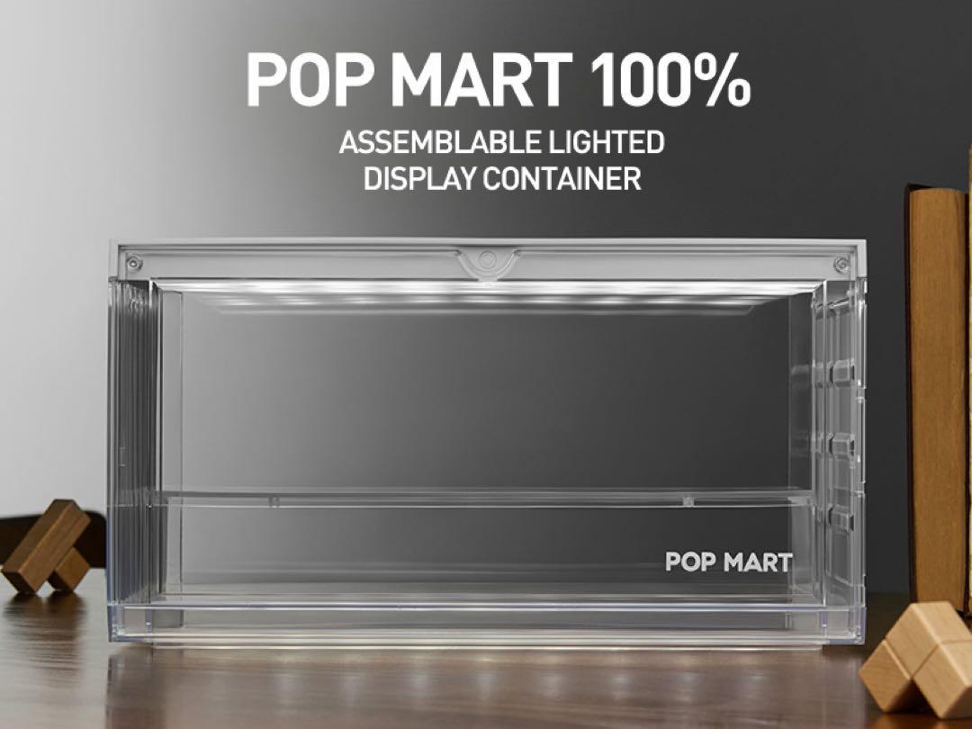 

[Б/У] POP MART 100% Прозрачный контейнер для дисплея с подсветкой (Требуется сборка)