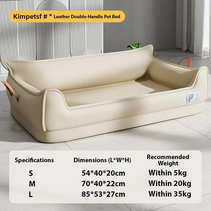 Orthopedic Dog Bed for Large Medium Small Dogs Waterproof Memory Foam Pet Sofa with Non-Slip Bottom Detachable Washable