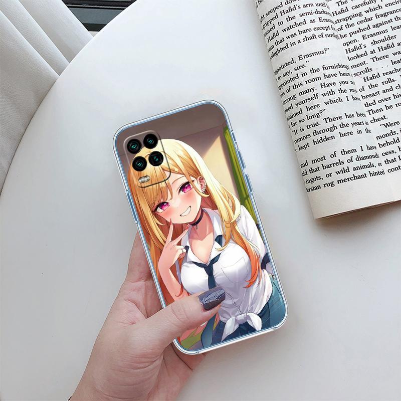 RP45 M-Marin K-Kitagawa Transparent Phone Case for Motorola Moto G7 G8 G9 G84 G85 G73 G24 G15 Z2 Play Power Plus