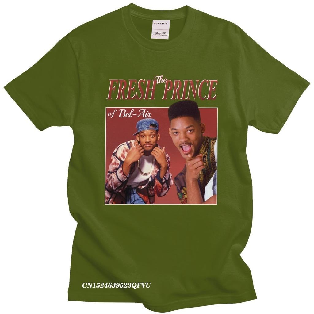 Funny The Fresh Prince Of BelAir Tshirt Men Camisas Men 90s Style Will Smith TV TShirt Carlton Banks Fan Cotton Tee