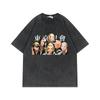 230g Tokyo Revengers T-Shirt Oversized Vintage Anime Print Baumwolle Kurzarm Tee