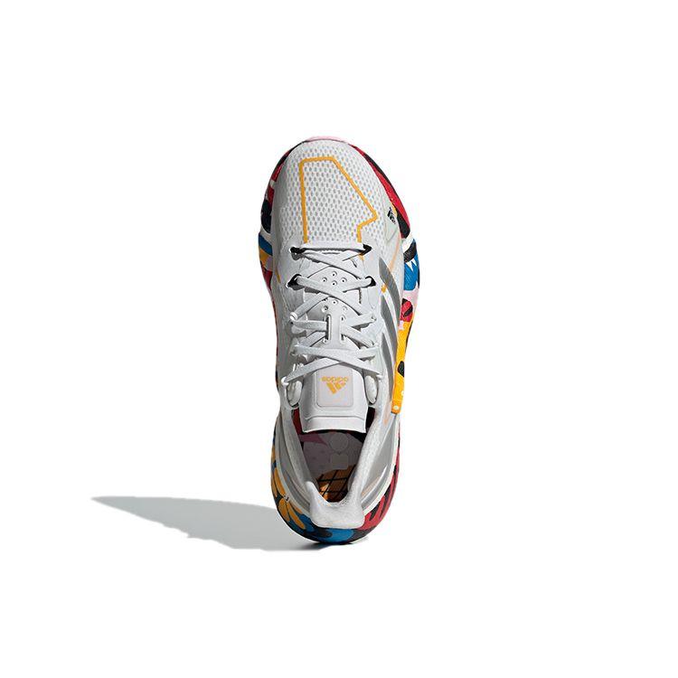 Adidas X9000L4 Trendy Comfortable Non-Slip Breathable Low-Top Marathon Running Shoes Women Sneaker White Silver FX8463