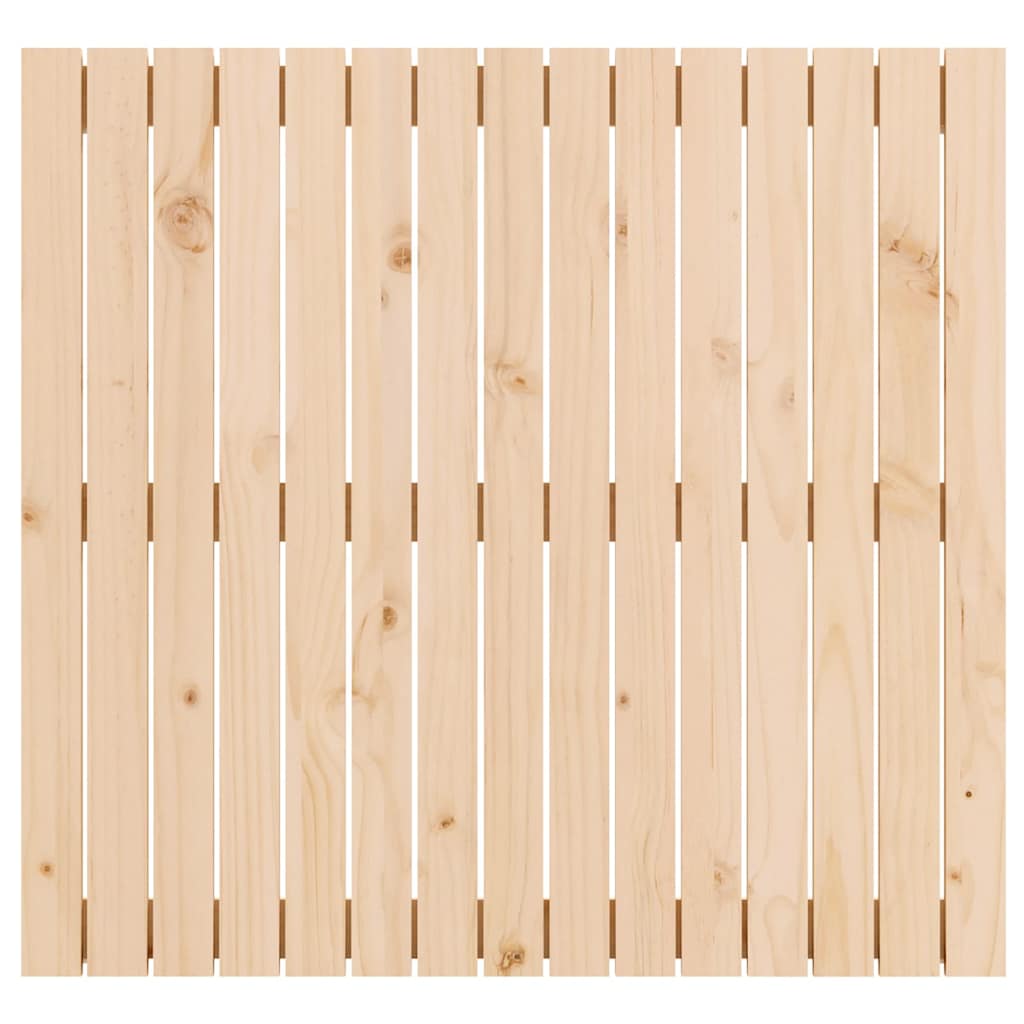 Vidaxl Wezgłowie Łóżka, 95,5X3X90 Cm, Lite Drewno Sosnowe