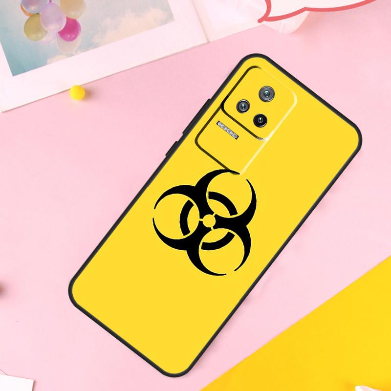 Biohazard Symbol Logo Case For Xiaomi 13 14 Ultra 12 Lite 11T 12T 13T Pro POCO M6 Pro X6 X5 X3 F3 F5 M5s Cover