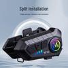 Y10 Bluetooth Helmet Intercom: 500m Range, 2-Person, Smart Voice Control