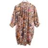 Paul Smith Animal All-over Pattern Short Sleeve Half Button Tunic Women Used