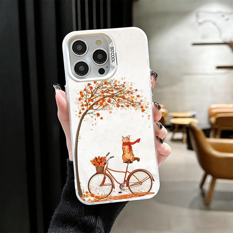 Pumpkin Happy Fall Autumn Shockproof Phone Case for iPhone 17 Air 16 16E 15 Pro Max 14 Plus 13 Mini 12 Back Cover Anti Fall Fund