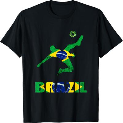 Brazil Soccer Brazilian Football Player Brasileiro Player T-Shirt