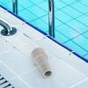 Pool Pump Hose Connector with 50 Mm Socket for For Hoses of 32 Mm and 38 Mm Inner Diameter To Reliable Water Circulation