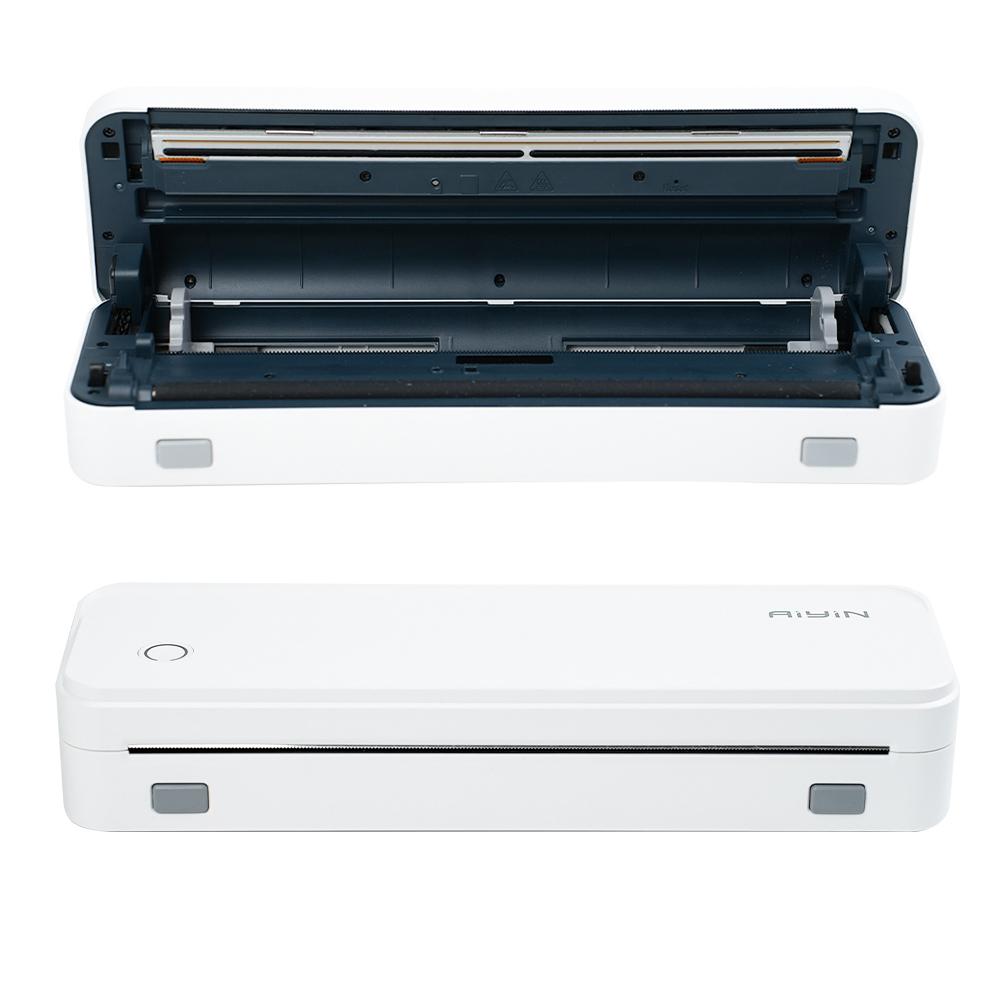 Tragbarer A4-Thermodrucker, kabelloser Desktop-Drucker, Verwendung mit mobilem Laptop