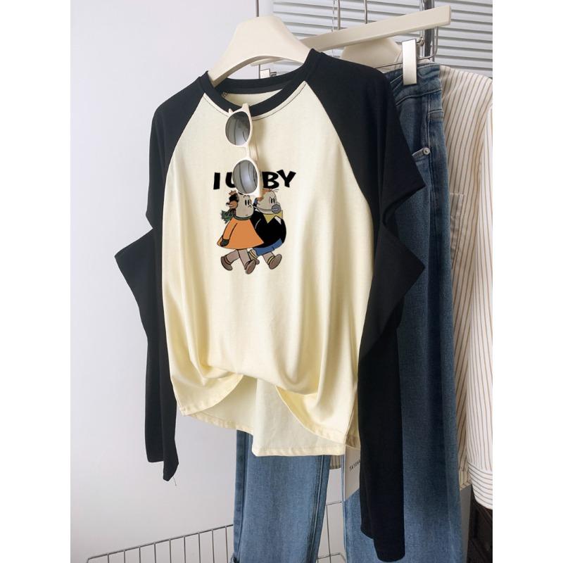 Women's Autumn Hollow Long-sleeved T-shirt with A Base Top