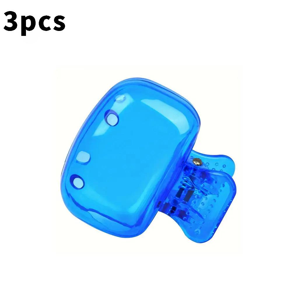 1/3pc Portable Plastic Toothbrush Head Cover Clips Dustproof Head Protector Cap Travel Hiking Camping Bathroom Accessories
