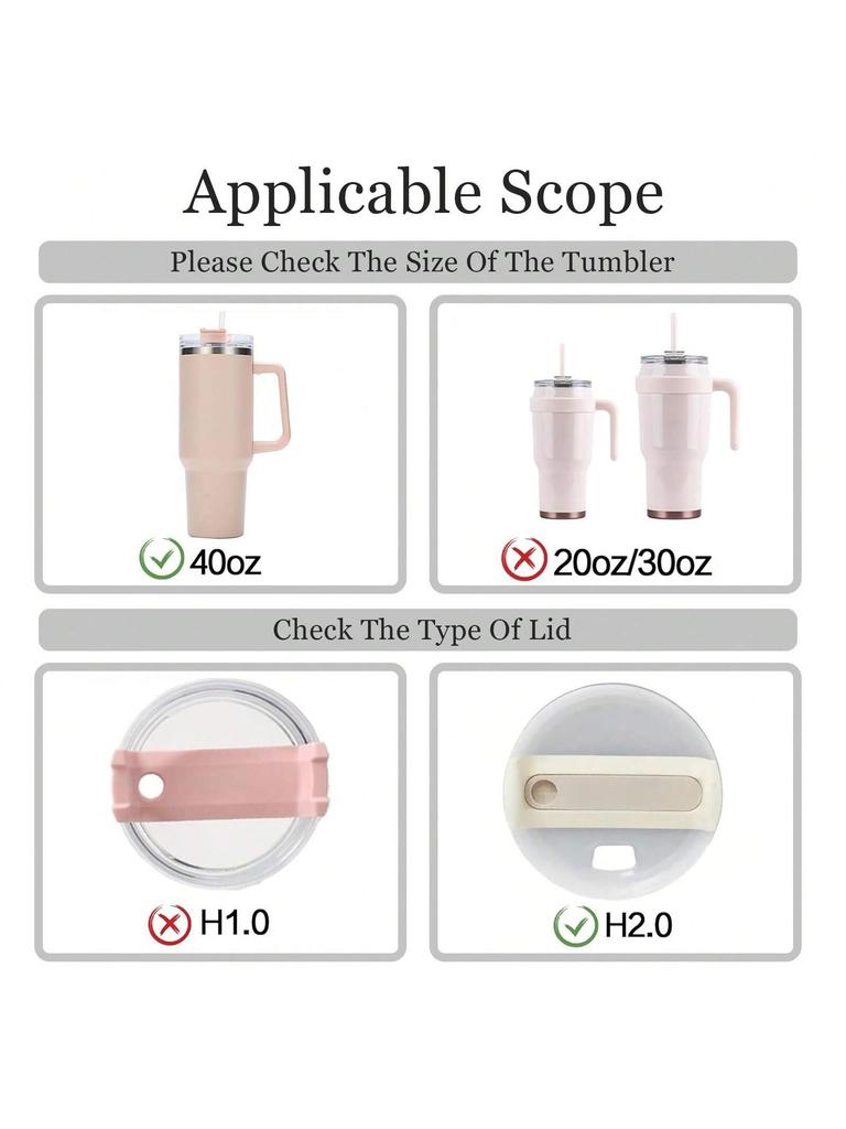 Tumblers Name Plates for Stanley Tumblers 40 Oz Cup Lid H2.0,Cup Lid Topper Round Acrylic Name ID Plate Glitter Silvery