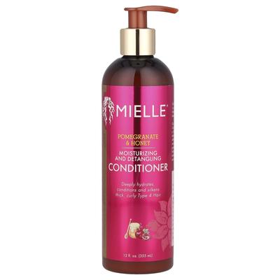 Mielle, Après-shampoing hydratant et démêlant, Grenade et Miel, 12 fl oz (355ml)