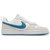 New Nike Court Borough Low 2 'Grey Fog Game Royal' GS BQ5448-017
