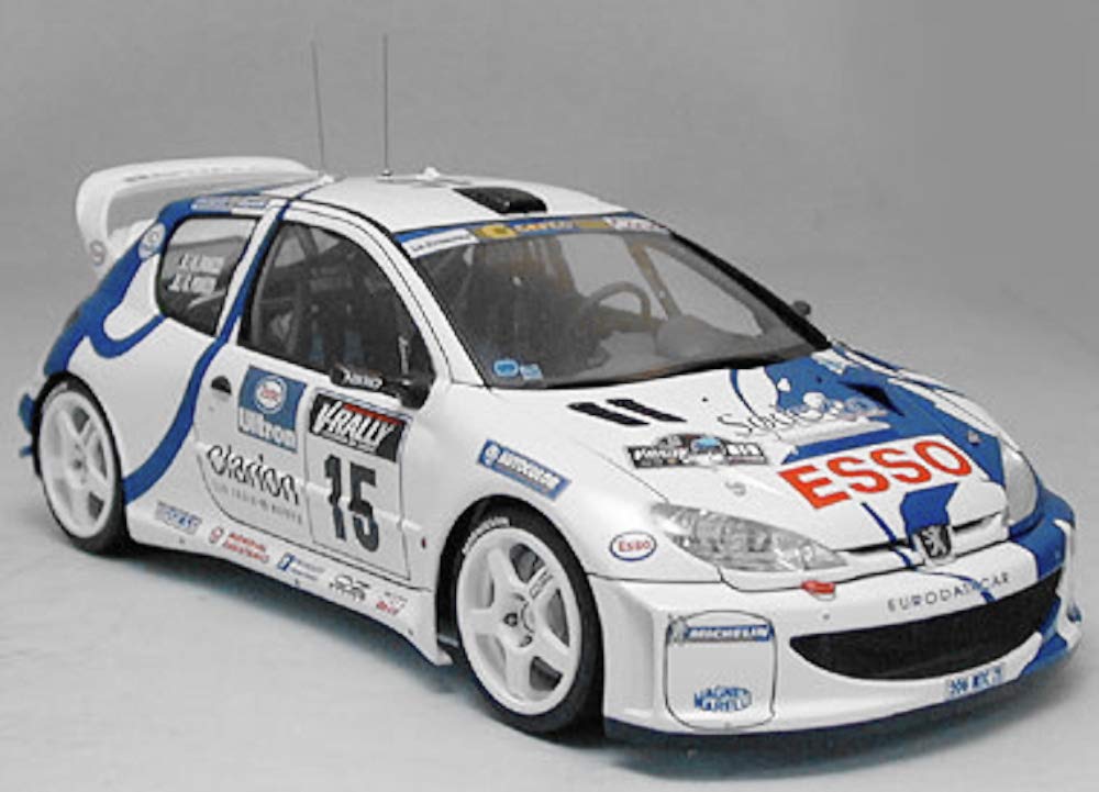 Tamiya 1/24 Seria Samochodów Sportowych Nr. 221 Peugeot 206 WRC Model Plastikowy 24221