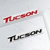 Car Styling For Tucson IX35 4X4 Hybrid N Line Logo Metal 3D Letter Rear Trunk Decals Emblem Badge Decor Accessories