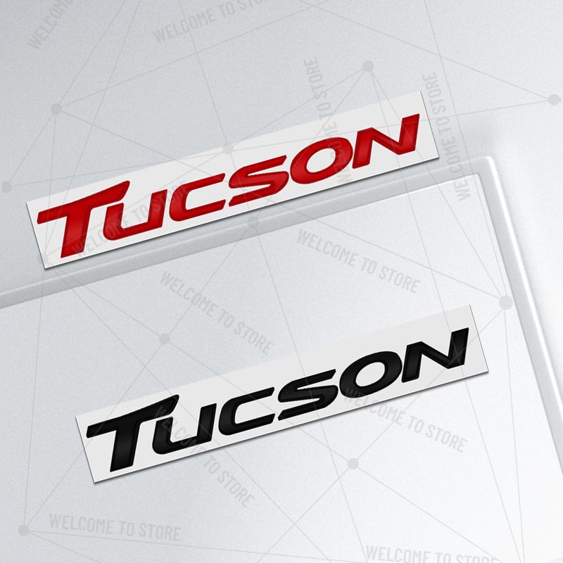 Car Styling For Tucson IX35 4X4 Hybrid N Line Logo Metal 3D Letter Rear Trunk Decals Emblem Badge Decor Accessories