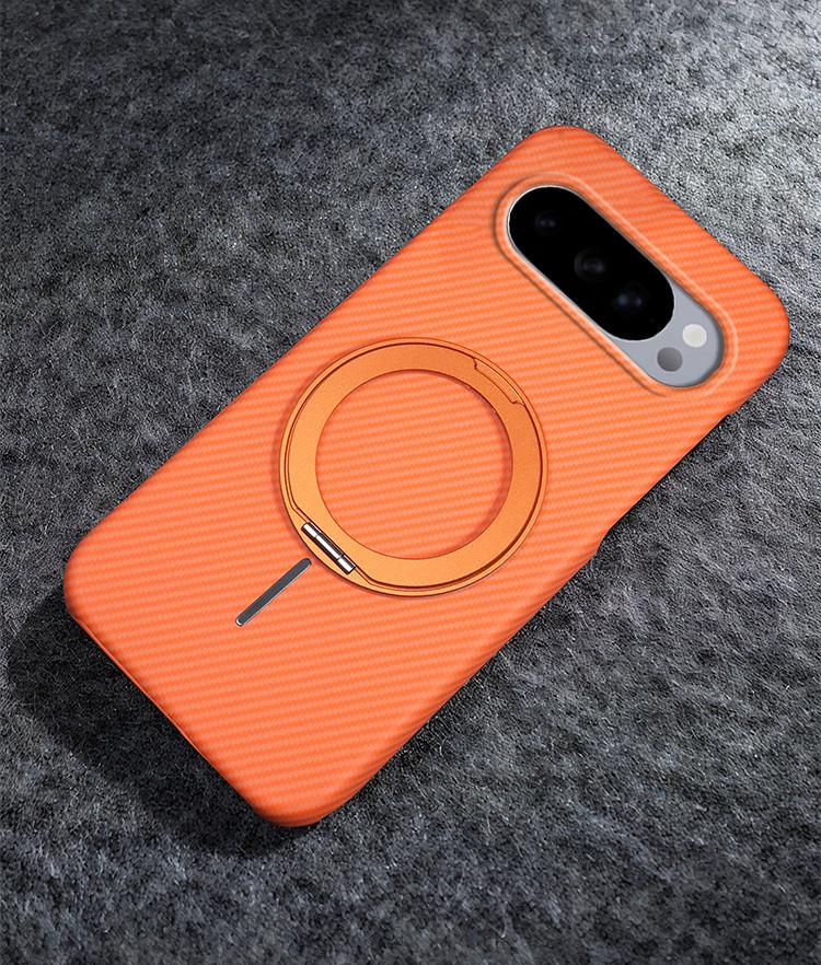 Google Pixel 10A/9ProXL Magnetic Carbon Fiber Stand Case