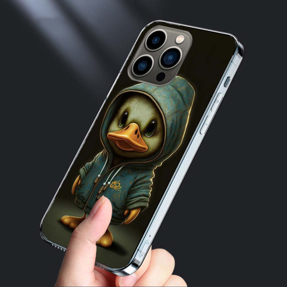 Monkey Frog Pig Cow Bird Cat Animal Phone Case For Iphone 16E 15 Pro 14 Plus 17E 16 17 Pro Max Air 11 12 13 Mini Shockproof C