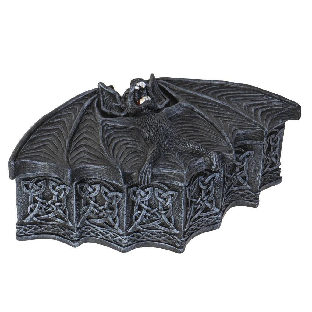 Exclusive American Style Resin Bat Storage Box Perfect For Halloween Party Decor And Home Use