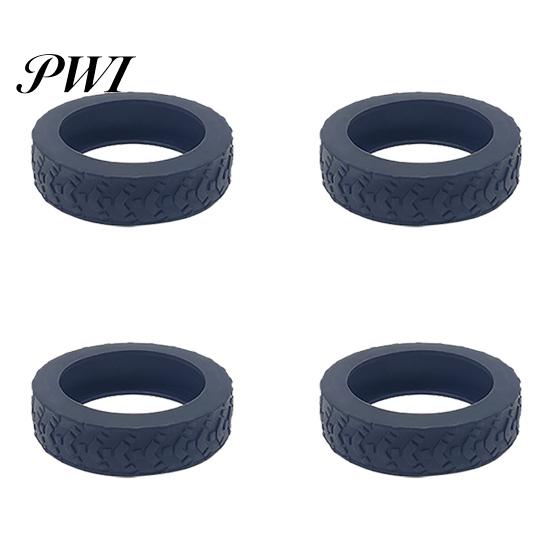 Contoured Silicone Cover Luggage Wheel Covers Mute Anti-scratch Suitcase Protector Protection Castor Sleeves for Traveling Easily Identifiable