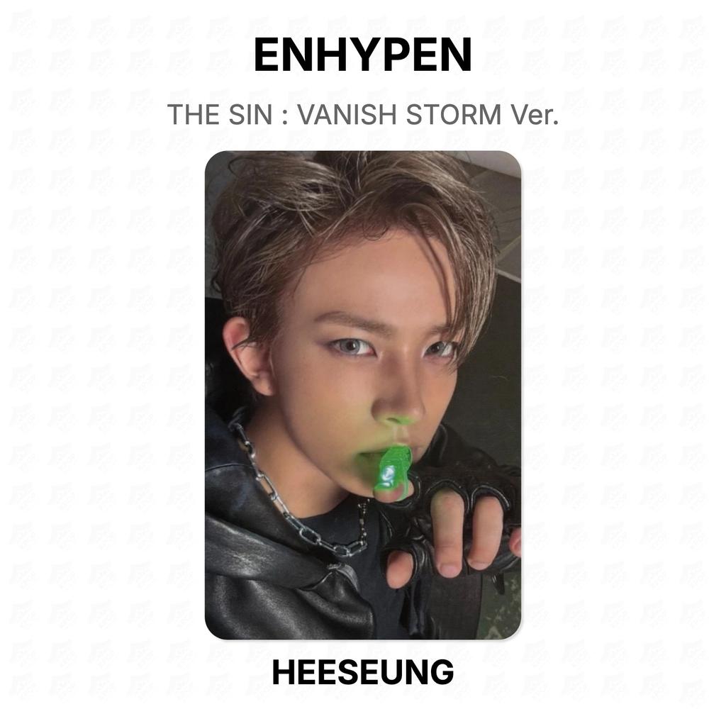 ENHYPEN THE SIN : VANISH STORM Ver. Official Photocard
