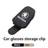 PDYW4 Car Sun Visor Glasses Box Sunglasses Clip Auto Accessories For Skoda Kamiq MK3 Roomster Rapid Kodiaq Karoq Fabia Enyaq